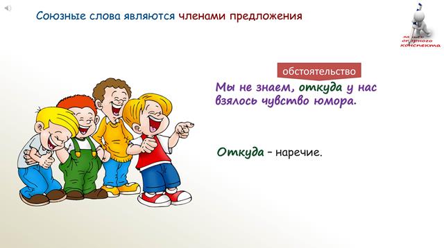 Подчинительные союзы и союзные слова